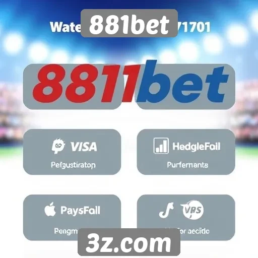 Métodos de pagamento aceitos pelo 881bet