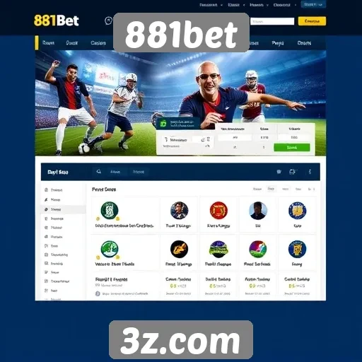 Acessibilidade e navegação do site 881bet